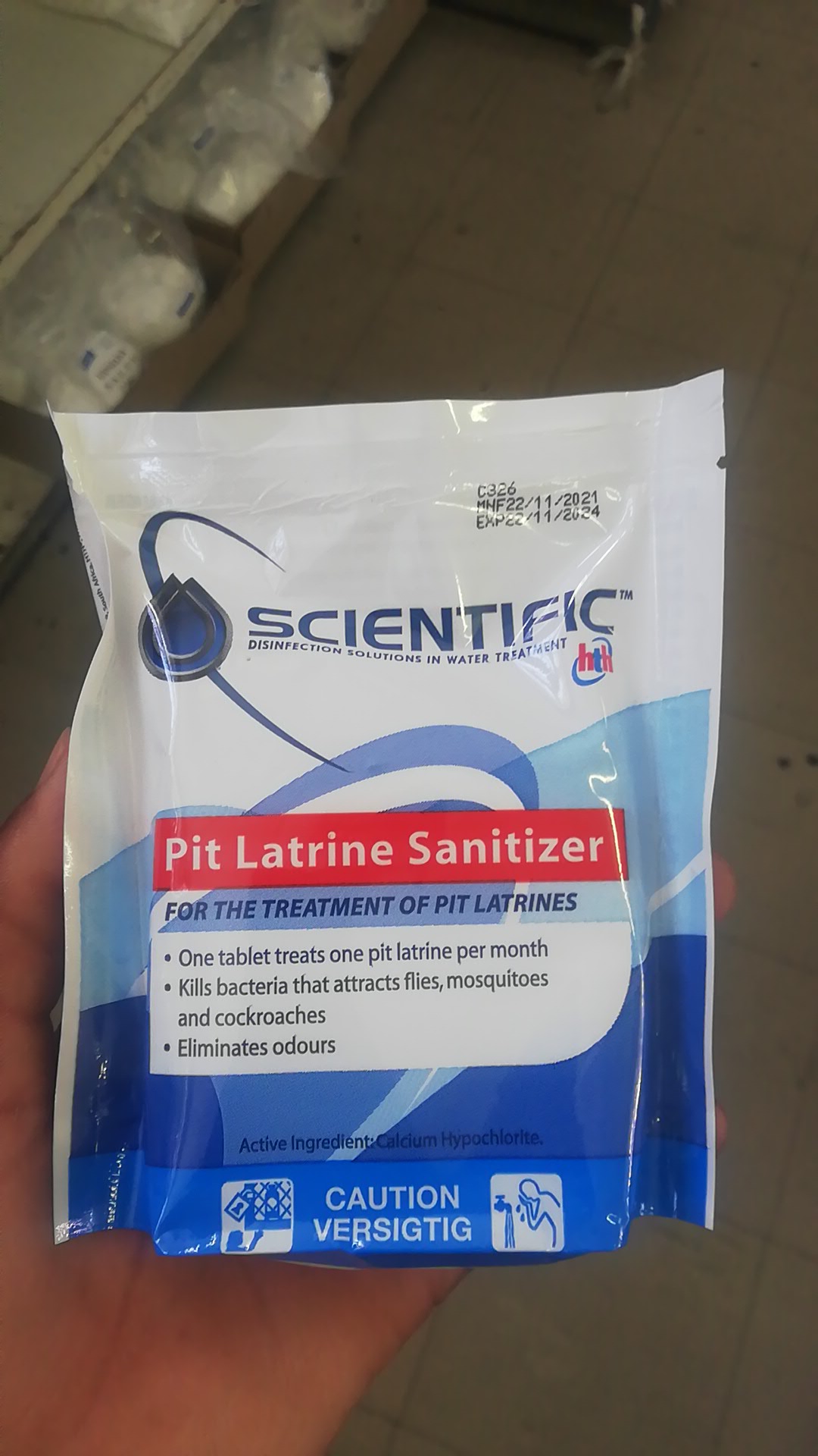 Scientific Pit Latrine Tab 200g Shaun Products Pty Ltd